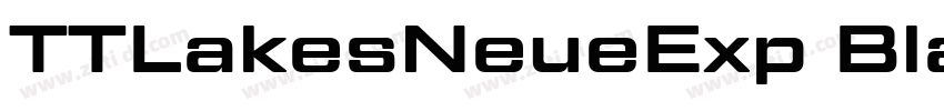 TTLakesNeueExp Black字体转换